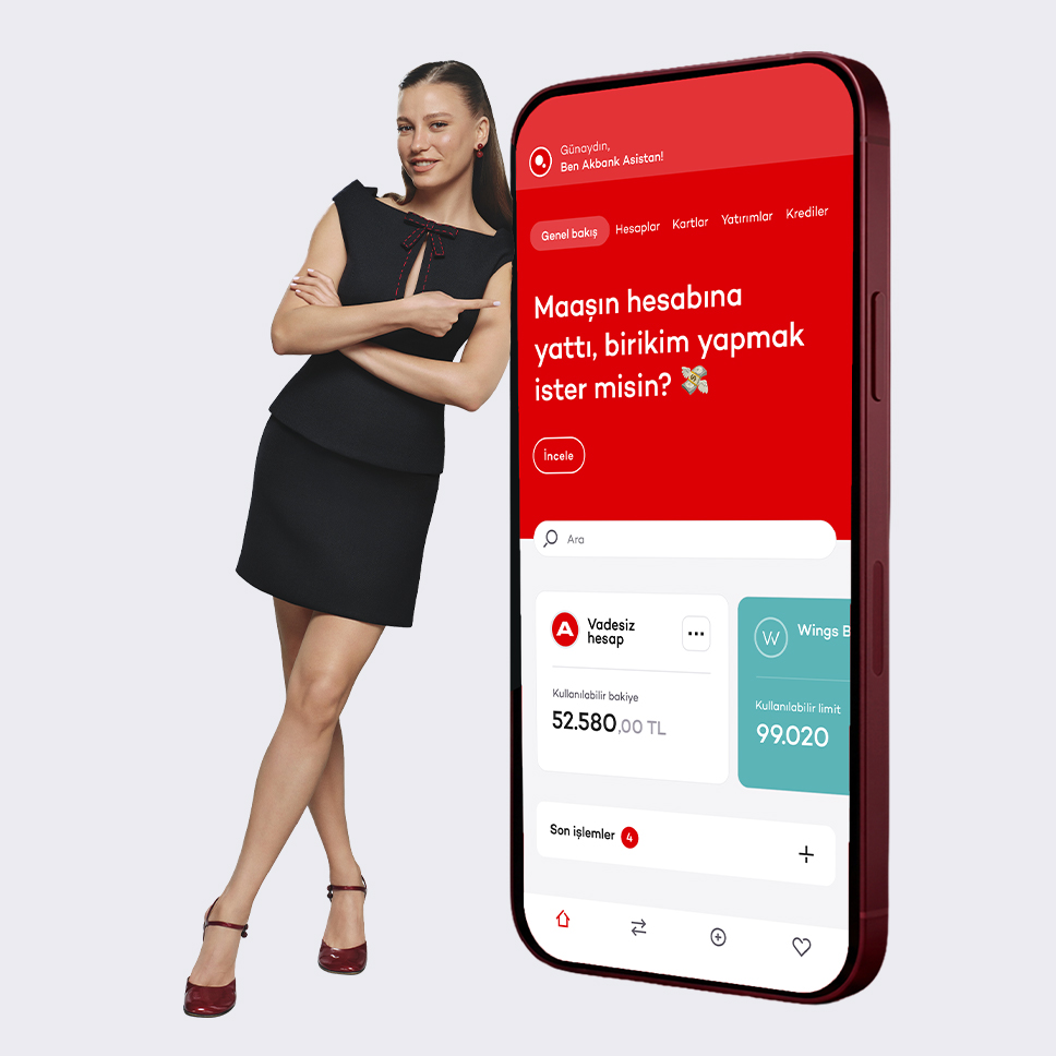 yeni akbank mobil anasayfa görseli