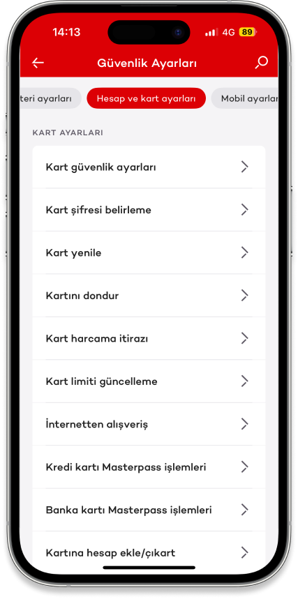 Güvenlik Ayarları